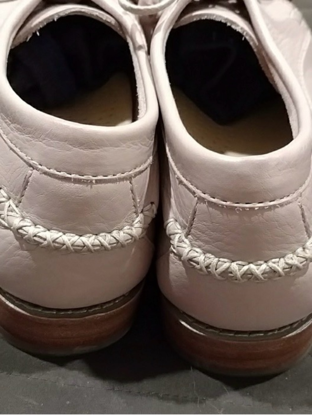 Clark’s weejuns Winnie Pink Leather Tassel Oxford 9 - Picture 4 of 11